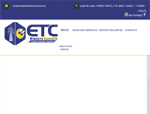 Tablet Screenshot of electrotecnia.com.mx